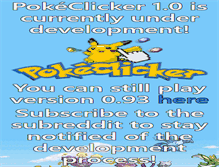 Tablet Screenshot of pokeclicker.com